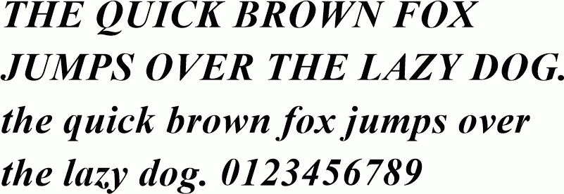 Times New Roman Font Example
